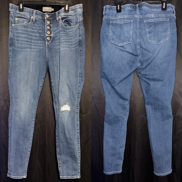 torrid Denim - Torrid Bombshell Skinny Super Soft High Rise Jean Size 16 Regular